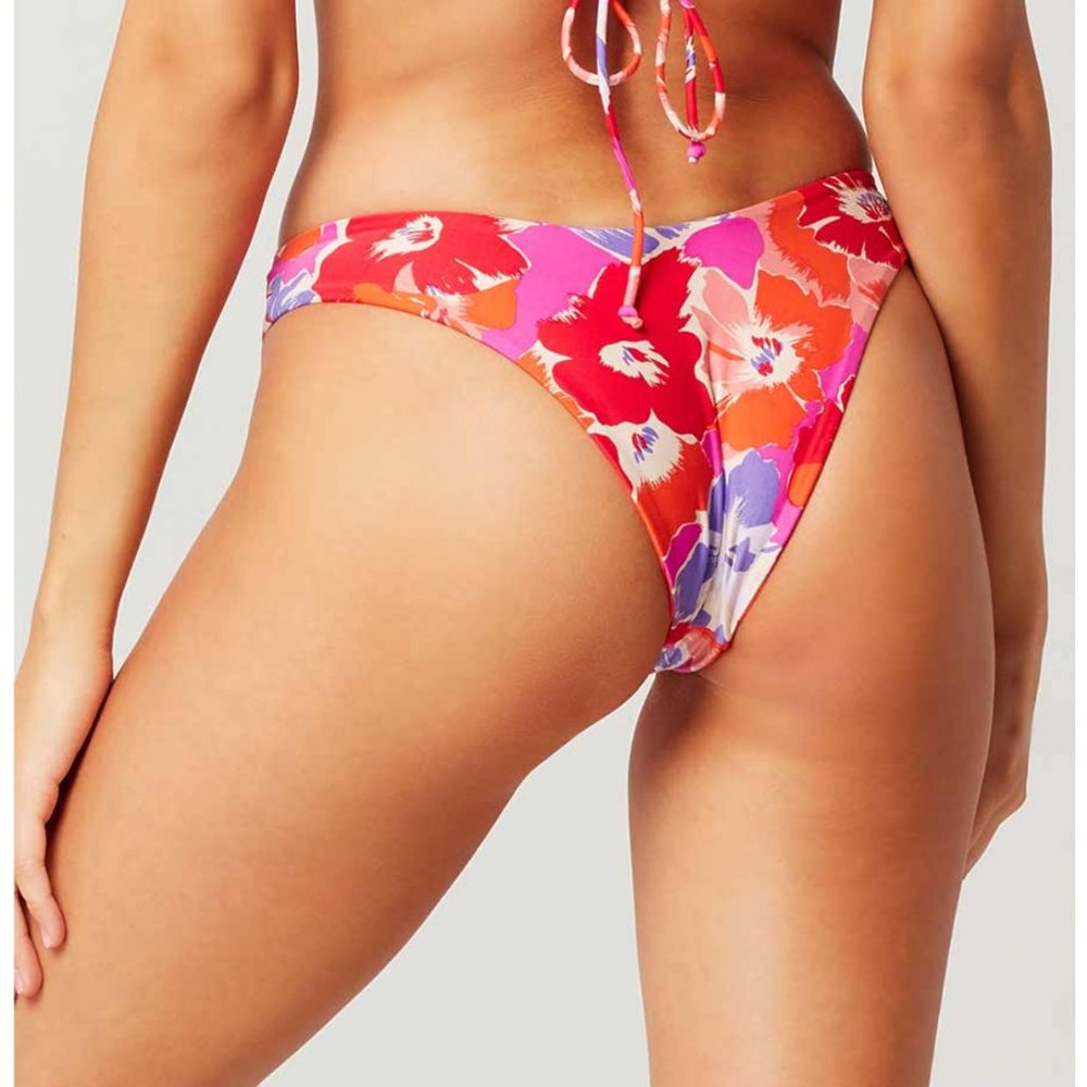 L*Space - Cabana Bitsy Bikini Bottom Brazilian High-leg in Super Bloom -XS - NWT